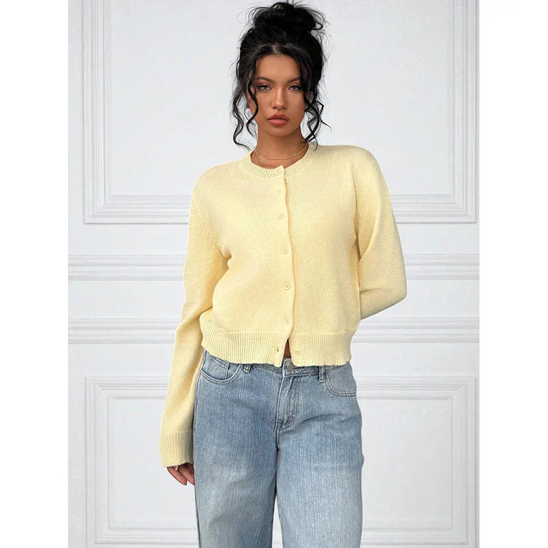 Eden קרדיגן סרוג קלאסי