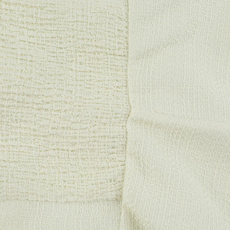 שמלת מיני סטרפלס בד ארוג + בלייזר קצר - ליאו