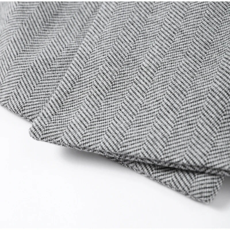 סט שני חלקים צמרי בעיצוב מלכותי חצאית מידי ובלייזר - Reina