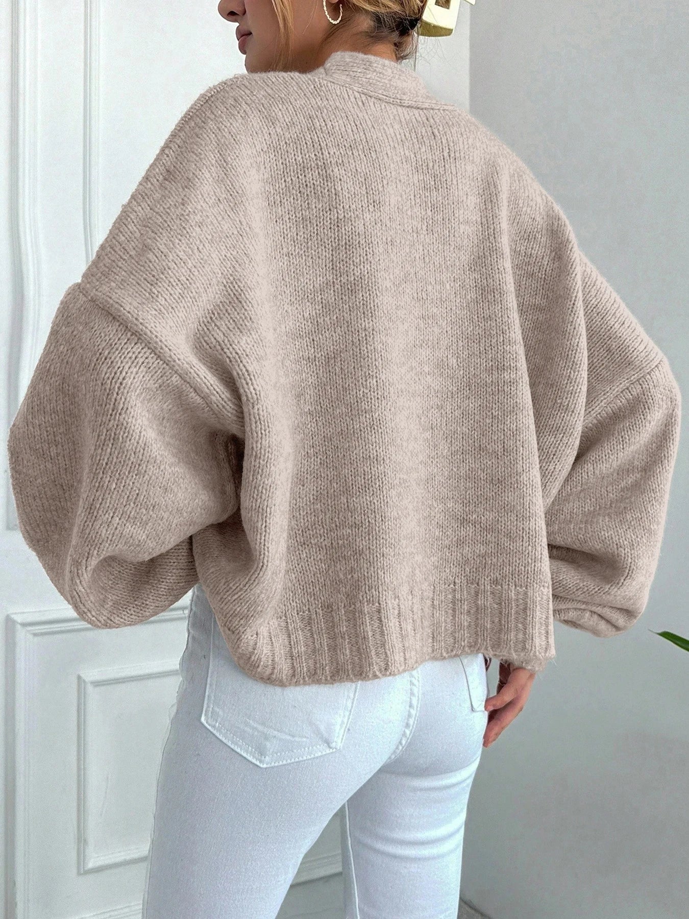 סוודר שרוולי עטלף -כתף נפילה שרה