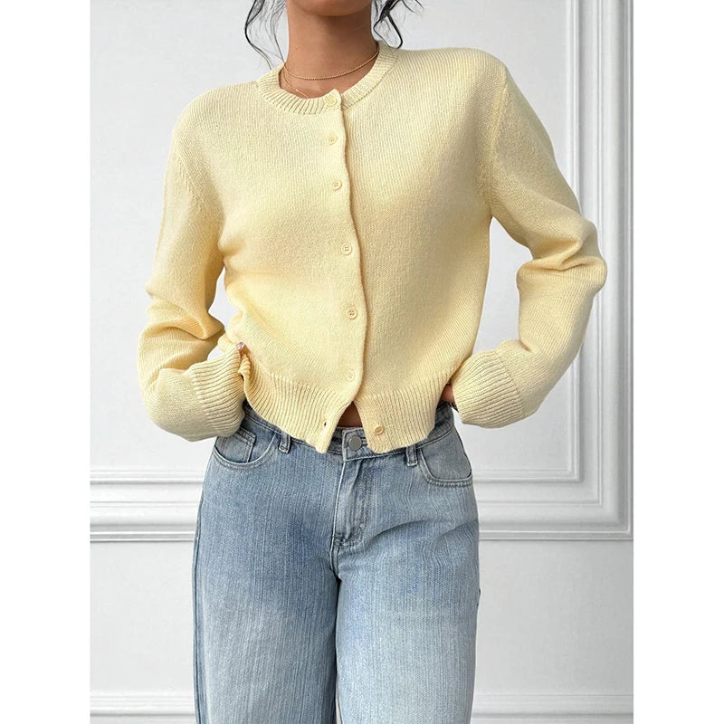 Eden קרדיגן סרוג קלאסי