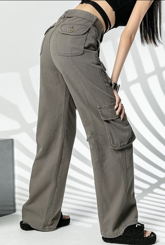 Brock מכנסי קרגו בגזרה רחבה